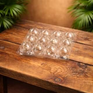 12 talik bedana tuxumi uchun shaffof plastik idish
